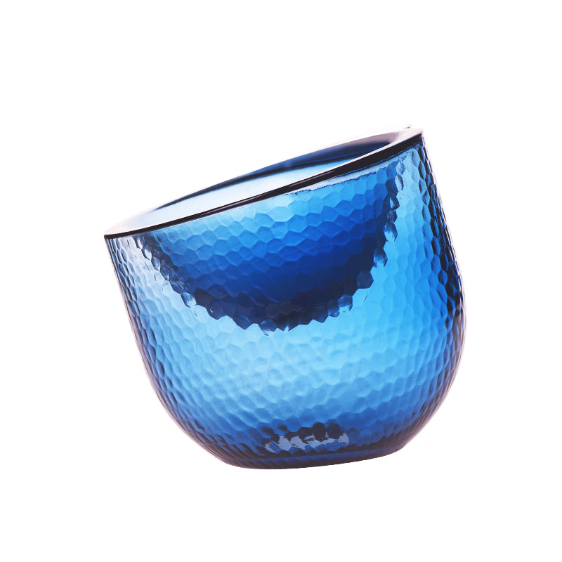 Pet Water Bowl Anti-Tip Glass Transparent Cat and Dog Food Bowl