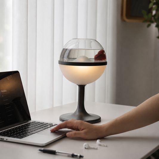 Lollipop Fish Lamp - Designer Desktop Aquarium