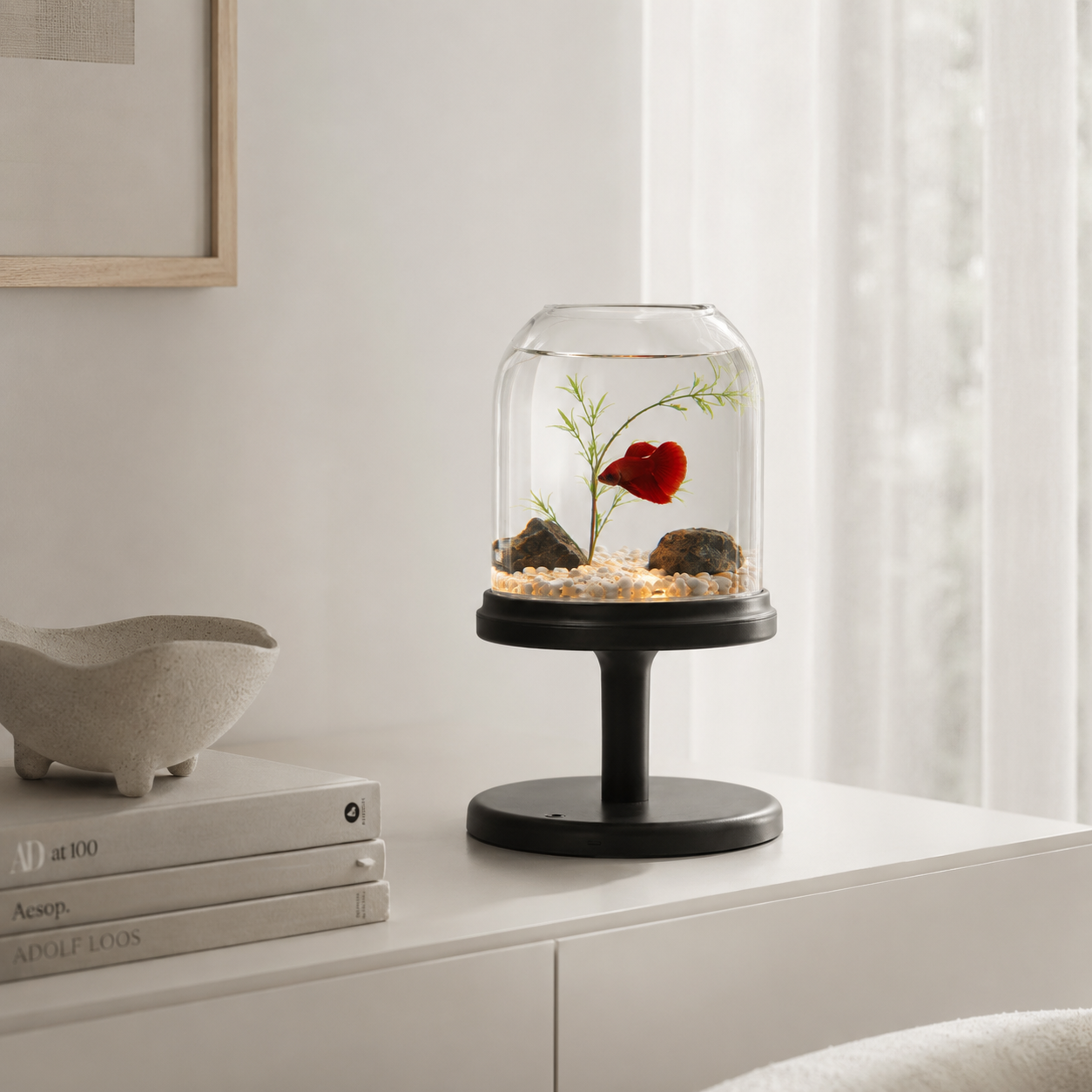 Candy Fish Lamp - Desktop Aquarium with Light