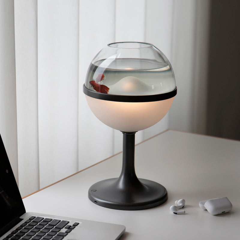 Lollipop designer desktop aquarium lamp on a shelf 6