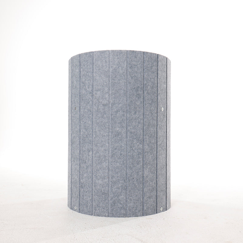 Collins Cocoon Cat Bed modern cylindrical cat cave in plush gray