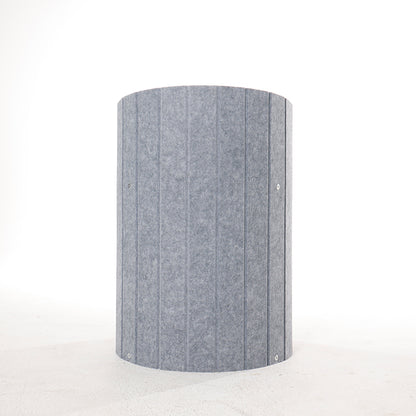 Collins Cocoon Cat Bed modern cylindrical cat cave in plush gray