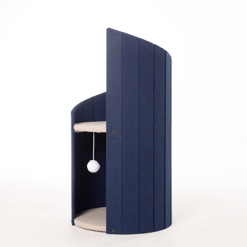 Felt panel structure detail on modern cat furniture 4