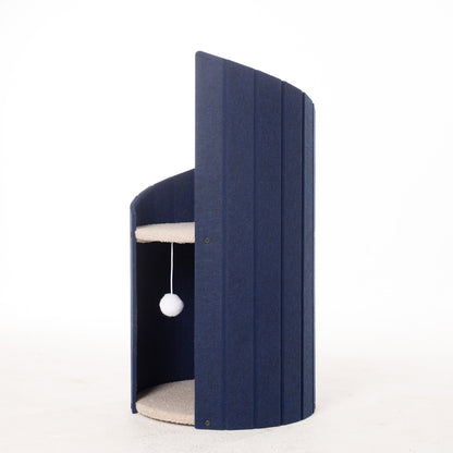 Felt panel structure detail on modern cat furniture 4
