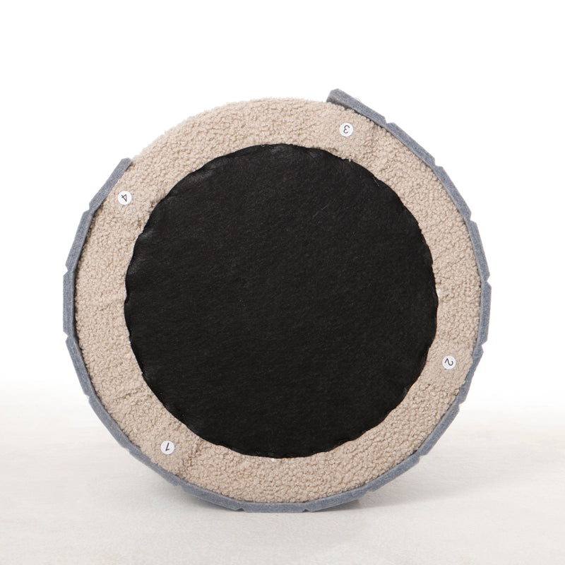 Felt panel shell detail on Collins Cocoon Cat Bed