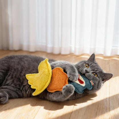 Luffa Catnip Kicker Toy Set - Natural Cat Chew Toys