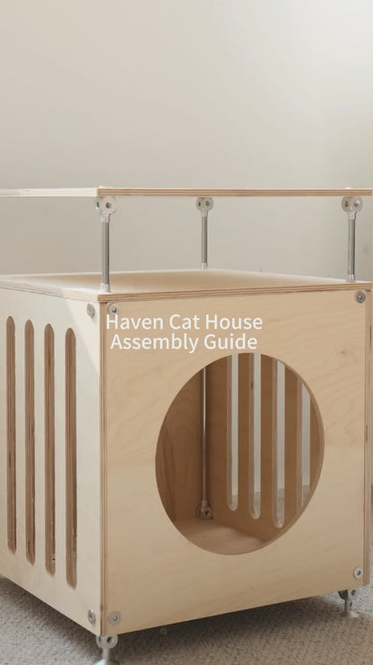 Haven Cat House - Modern Modular Cat Condo